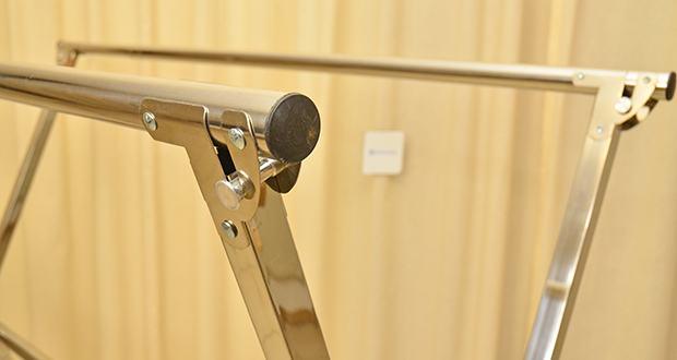 HeimGlück Kleiderständer Silber im Test - Wasserfest und wetterfest; rostfrei und langlebig