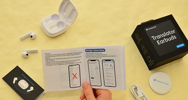 Timekettle WT2 Edge Sprachübersetzer Kopfhörer im Test - Unterstützt 40 Online-Sprachen