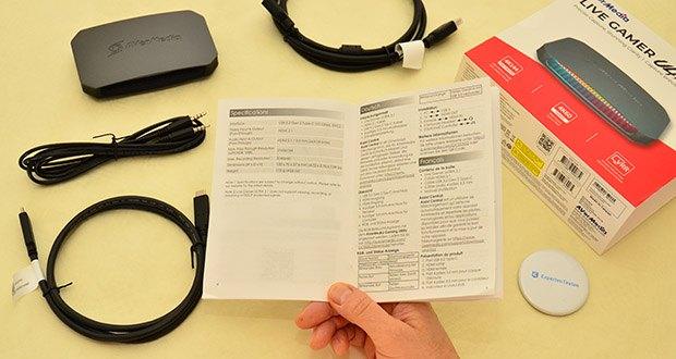 AverMedia Live Gamer Ultra 2.1 GC553G2 Capture Card im Test - Kompatibel mit Windows 10x64/11x64; Unterstützt macOS 13/14 oder höher