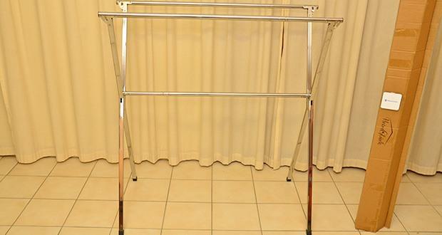 HeimGlück Kleiderständer Silber im Test - Modernes und elegantes Silber-Design