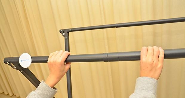 HeimGlück Wäscheständer schwarz im Test - Erweiterte Länge für mehr Platz