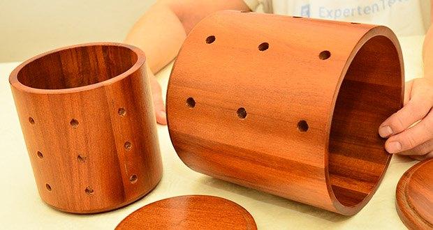 HOMEWOOD Zwiebel- & Knoblauch Aufbewahrung im Test - Frischehaltung durch BelĂĽftungskonzept