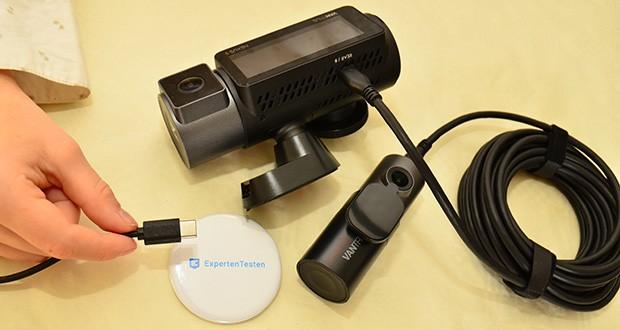 VANTRUE Nexus 5 Dashcam im Test - Gleichzeitige 4-Kanal-Aufnahme