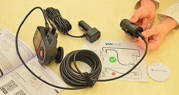 VANTRUE Sonnet 1 Pro Dashcam im Test - Kontinuierliche Stromversorgung