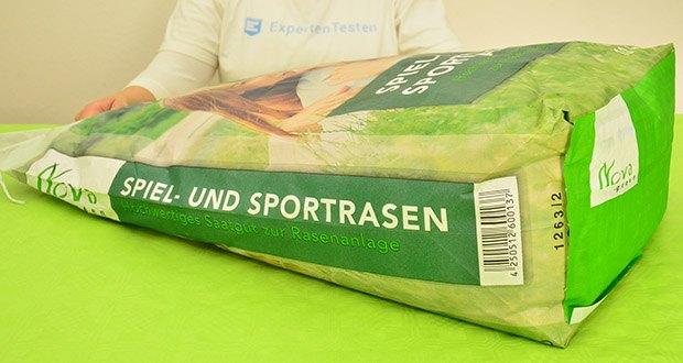 NovaGreen Spiel- und Sportrasen Premium 10kg im Test - Saftig grĂĽnes Wachstum in 3-4 Wochen