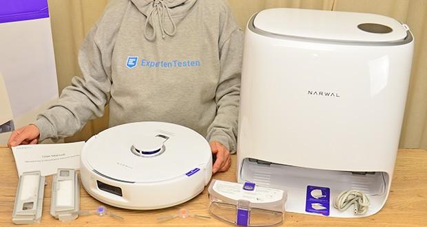 Narwal Freo X Ultra Saugroboter mit Wischfunktion im Test - 99,56% Effizienz bei der Haarentfernung