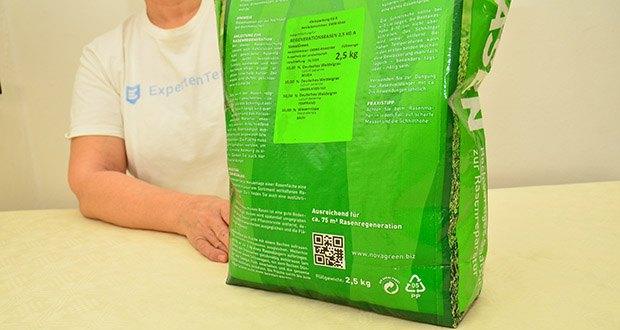 NovaGreen Nachsaat - Reparaturrasen 2,5kg im Test - Premium Grasmischung