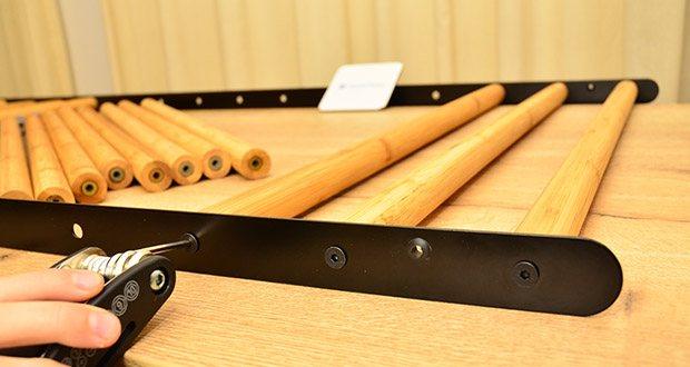 MyZone Wäscheständer zur Deckenmontage im Test - Stabile Konstruktion