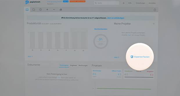 Papierkram.de Buchhaltungssoftware im Test - Einfache Kontoabgleiche und TransaktionsĂĽbersicht