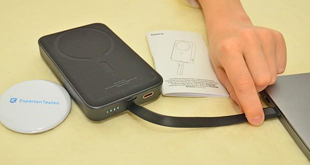 Baseus Magsafe Powerbank PD 30W im Test - Integriertes USB-C Kabel