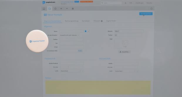 Papierkram.de Buchhaltungssoftware im Test - Intuitive Benutzeroberfläche