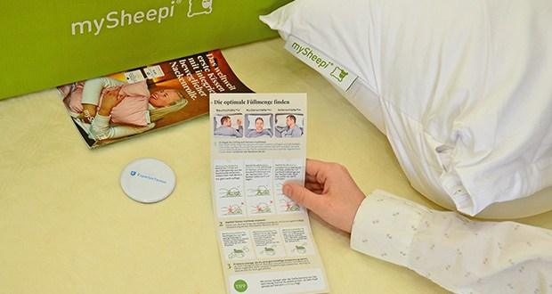 mySheepi HOME Kopfkissen im Test - Zertifiziert durch das IGR Institut für Gesundheit und Ergonomie