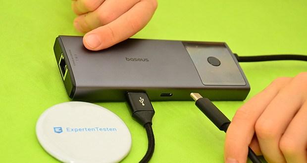Baseus 6-in-1 USB-C Docking Station im Test - Keine Verzögerung bei großen Datenübertragungen