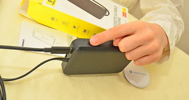 Baseus Magsafe Powerbank PD 30W im Test - Einfache Aktivierung