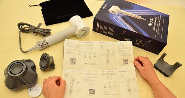 SOOCAS Nova Hochgeschwindigkeits-Haartrockner im Test - Extrem niedriger Geräuschpegel von nur 58 dBA