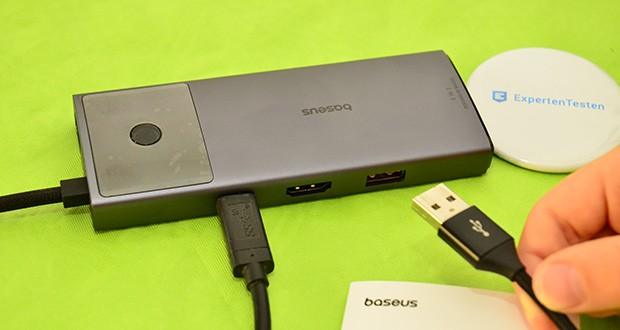 Baseus 6-in-1 USB-C Docking Station im Test - Erleichtert groĂźvolumige DatenĂĽbertragungen
