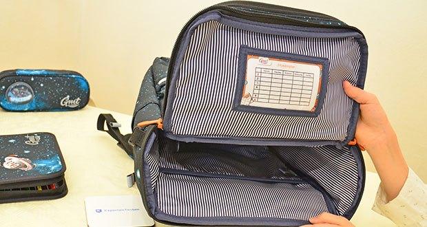 GMT LIGHT 6-Teiliges Schulranzen-Set Raumschiff im Test - 22 Liter Fassungsvermögen