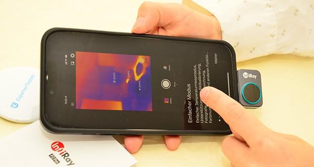 InfiRay P2 Pro Wärmebildkamera für IOS im Test - Direkte Analyse in der Software