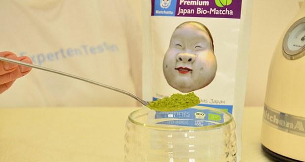 Matchatto Bio Japan Matcha Tee Pur im Test - Ergiebigkeit: 100 Tassen pro Packung