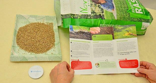 NovaGreen Nachsaat - Reparaturrasen 2,5kg im Test - Inklusive Pflegeanleitung