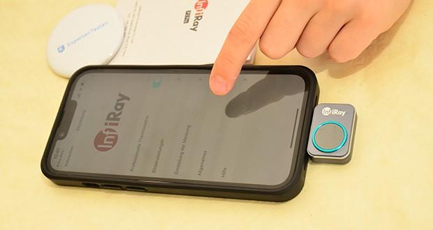 InfiRay P2 Pro Wärmebildkamera für IOS im Test - Mindestens 50+ Umgebungsparameter einstellbar