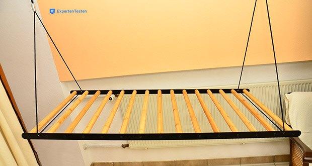 MyZone Wäscheständer zur Deckenmontage im Test - Platzsparendes Design