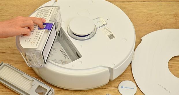 Narwal Freo X Ultra Saugroboter mit Wischfunktion im Test - Einfache Entleerung ohne Verschmutzung