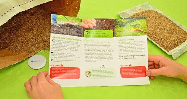 NovaGreen Spiel- und Sportrasen Premium 10kg im Test - Erste Triebe bereits nach 8-10 Tagen