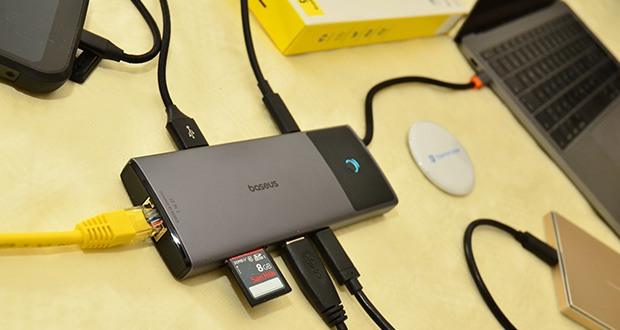 Baseus 10-in-1 USB-C Docking Station im Test - UnterstĂĽtzt Windows und MacOS