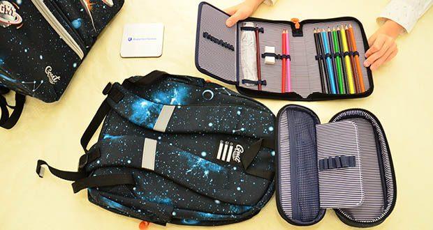 GMT LIGHT 6-Teiliges Schulranzen-Set Raumschiff im Test - Umweltfreundliche Materialien