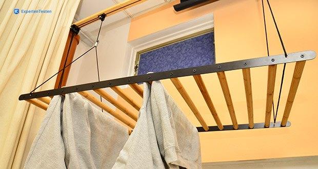 MyZone Wäscheständer zur Deckenmontage im Test - Schnelle Wäschetrocknung