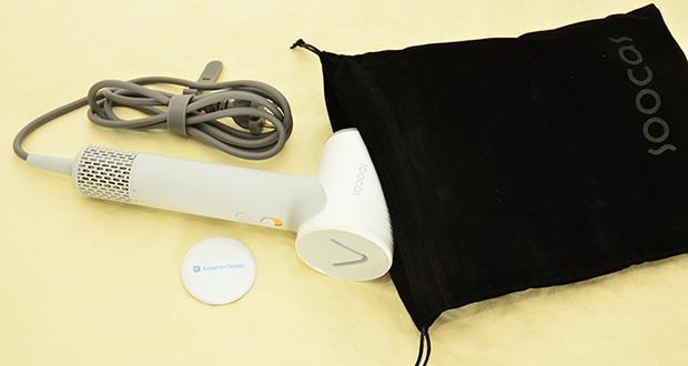 SOOCAS Nova Hochgeschwindigkeits-Haartrockner im Test - Aufbewahrungsbeutel für einfache Lagerung