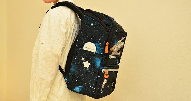 GMT LIGHT 6-Teiliges Schulranzen-Set Raumschiff im Test - Breitere Schulterriemen fĂĽr Komfort