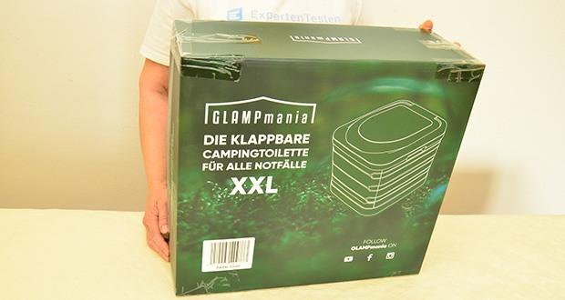 GLAMPmania Campingtoilette XXL Round im Test - Verfügbar in zwei Formen: Corner und Round