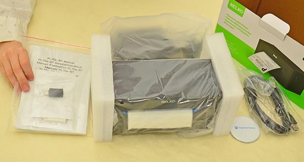 Nelko PL70e Bluetooth DHL Etikettendrucker im Test - Breite Plattform-Kompatibilität