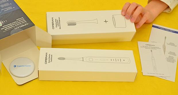 Operan Elektrische Zahnbürste weiß im Test - 40.000 VPM Motor