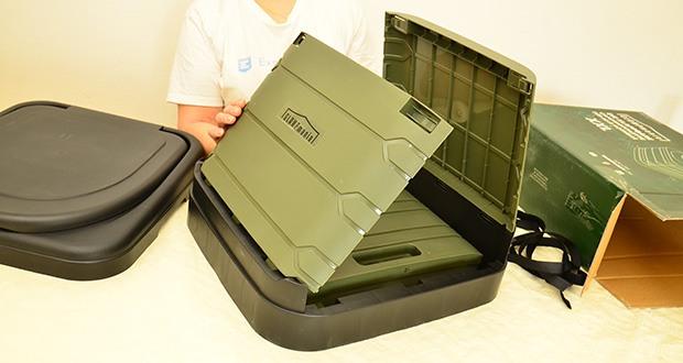 GLAMPmania Campingtoilette XXL Round im Test - Schneller Auf- und Abbau