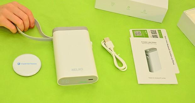 Nelko P21 Mini Etikettendrucker im Test - Kabellose Bluetooth-Verbindung