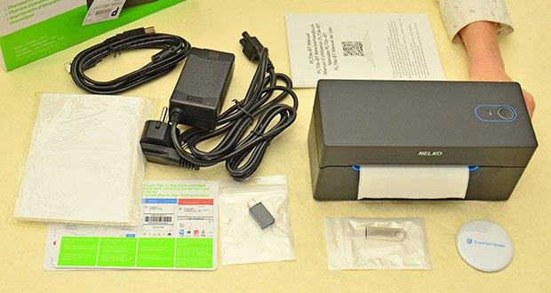 Nelko PL70e Bluetooth DHL Etikettendrucker im Test - Klare Druckqualität (203 DPI)
