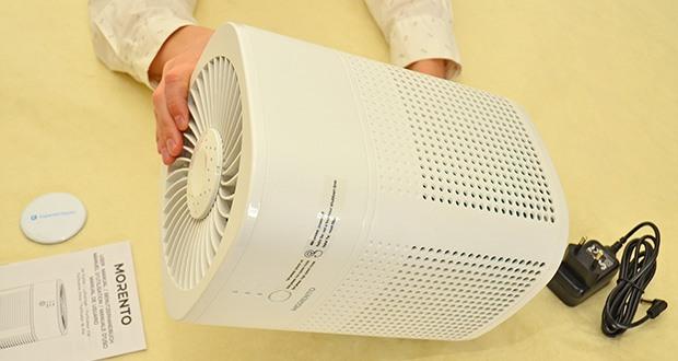 MORENTO HY1800 Luftreiniger im Test - Kompaktes Design