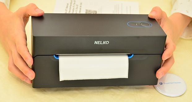 Nelko PL70e Bluetooth DHL Etikettendrucker im Test - Breite Etikettengröße (40-104 mm)