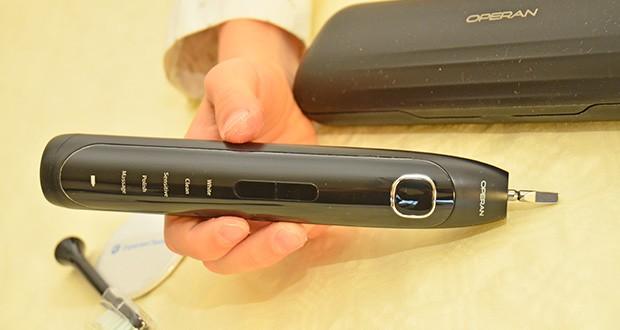 Operan Sonic Elektrische Zahnbürste mit Reisebox schwarz im Test - IPX7 wasserdicht