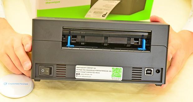 Nelko PL70e Bluetooth DHL Etikettendrucker im Test - Schnelle Druckgeschwindigkeit (150 mm/s)