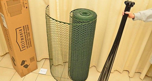 SELFmania Hühnerzaun im Test - 0,91 Meter Höhe verhindert Ausbrechen