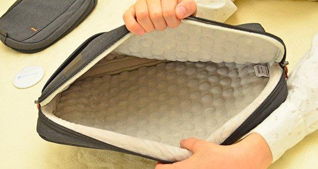 Inateck Laptoptasche 13 Zoll LB01011-13S Schwarz im Test - Geräumiges Hauptfach für Laptop