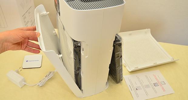 MORENTO HY4866 Luftreiniger im Test - Doppelseitige Luftzufuhr