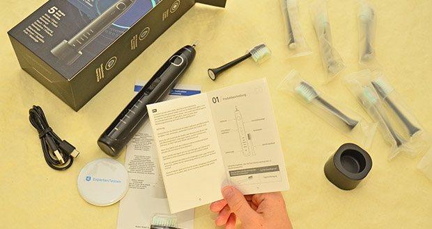 Operan Sonic Elektrische Zahnbürste mit Reisebox schwarz im Test - Bedienungsanleitung inklusive