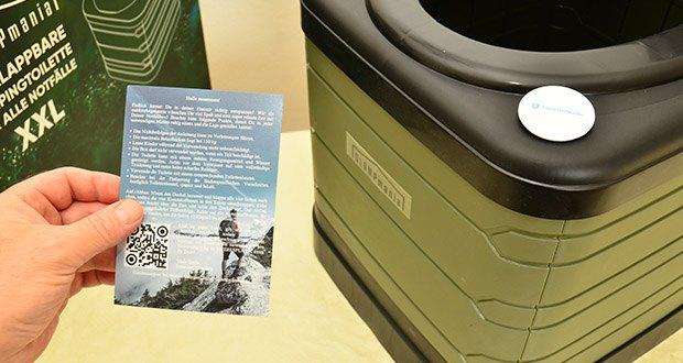 GLAMPmania Campingtoilette XXL Round im Test - Geeignet für Personen bis zu 150 kg