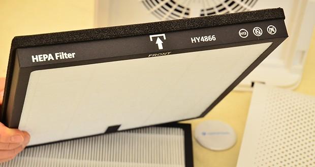 MORENTO HY4866 Luftreiniger im Test - Echter HEPA-Filter