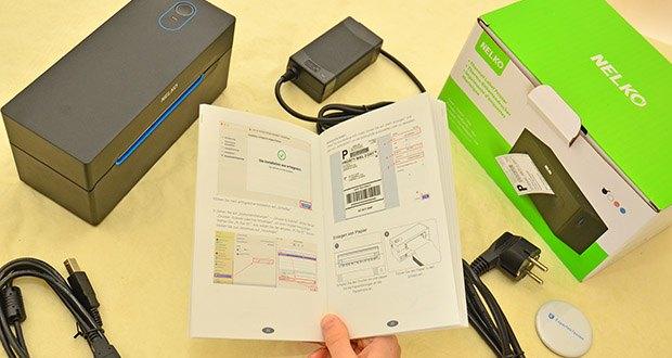 Nelko PL70e Bluetooth DHL Etikettendrucker im Test - Einfach zu bedienende Treiber und Anleitungen